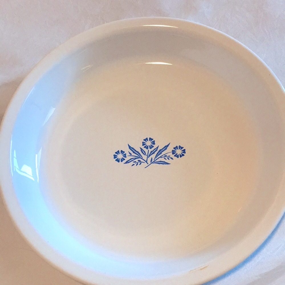 Blue Cornflower Deep Dish FINAL SALE